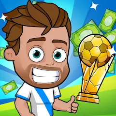 Скачать взлом Idle Soccer Story - Tycoon RPG (Айдл Соккер Стори)  [МОД Бесконечные монеты] - полная версия apk на Андроид