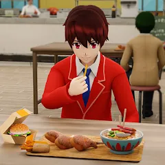 Взлом Anime Boy High School Life 3d  [МОД Menu] - полная версия apk на Андроид