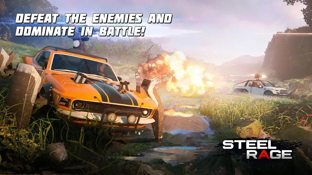 Steel Rage: Mech Cars PvP War (Стил Рейдж)  [МОД Бесконечные деньги] Screenshot 2