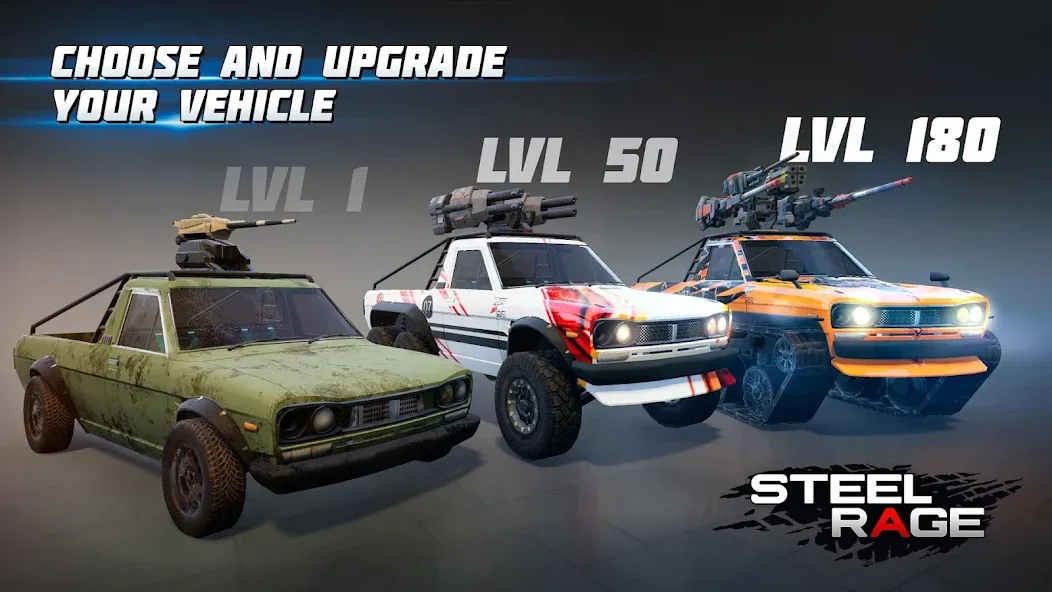 Steel Rage: Mech Cars PvP War (Стил Рейдж)  [МОД Бесконечные деньги] Screenshot 4