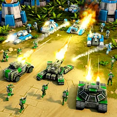 Скачать взломанную Art of War 3:RTS strategy game (Арт оф Вар 3)  [МОД Меню] - полная версия apk на Андроид