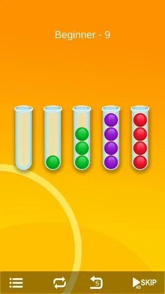 Ball Sort - Bubble Sort Puzzle (Болл Сорт)  [МОД Бесконечные деньги] Screenshot 4