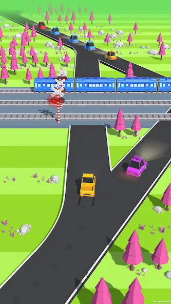 Traffic Run!: Driving Game  [МОД Много денег] Screenshot 1