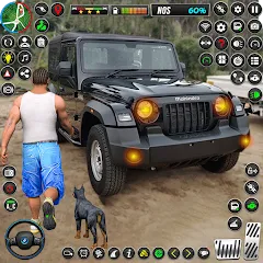 Взлом Jeep Driving Simulator offRoad (Джип Драйвинг Симулятор вне дороги)  [МОД Меню] - последняя версия apk на Андроид