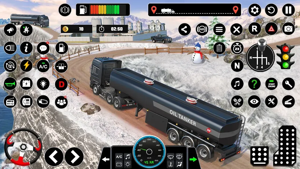 Oil Truck Games: Driving Games  [МОД Меню] Screenshot 2