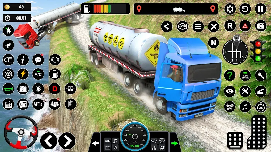 Oil Truck Games: Driving Games  [МОД Меню] Screenshot 5