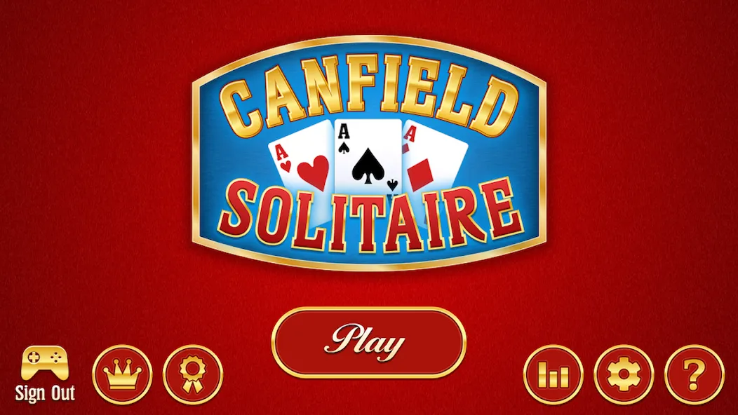 Canfield Solitaire (Кэнфилд пасьянс)  [МОД Menu] Screenshot 4