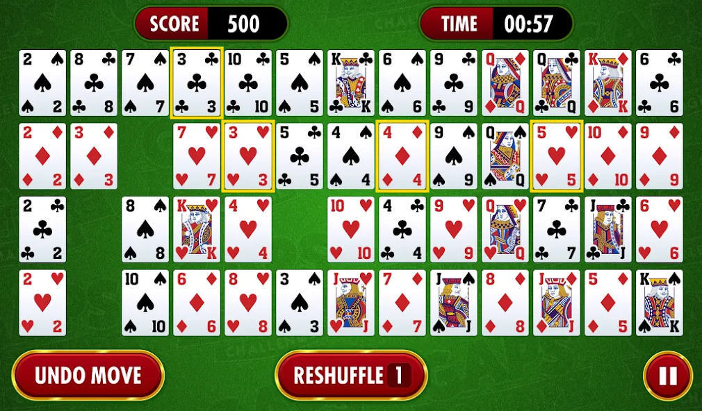 Gaps Solitaire Challenge (Гапс Солитер Челлендж)  [МОД Много денег] Screenshot 1