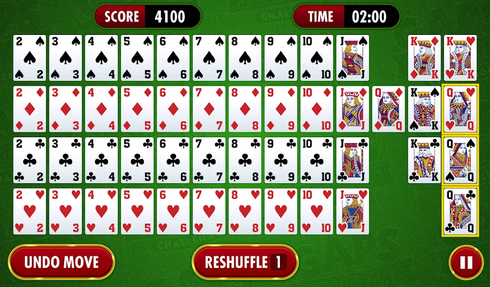 Gaps Solitaire Challenge (Гапс Солитер Челлендж)  [МОД Много денег] Screenshot 2