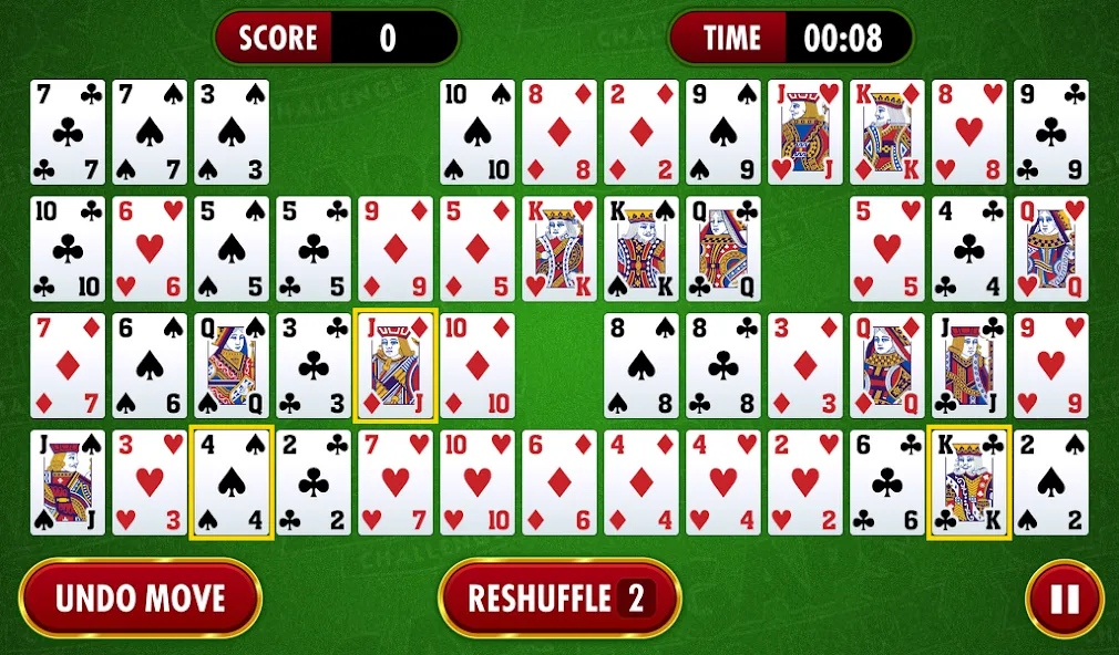 Gaps Solitaire Challenge (Гапс Солитер Челлендж)  [МОД Много денег] Screenshot 4