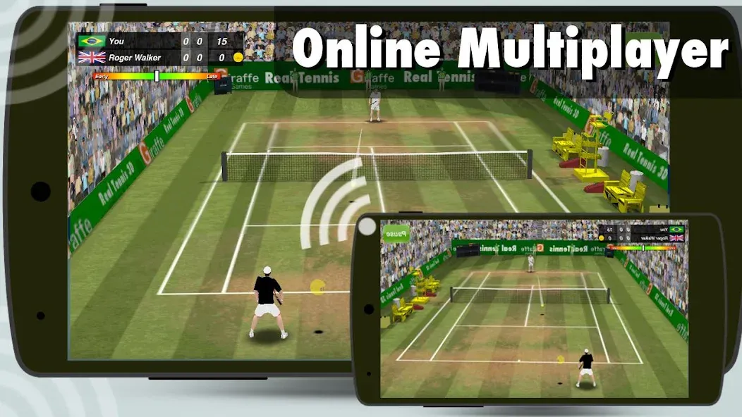 Tennis Champion 3D - Online Sp  [МОД Menu] Screenshot 2