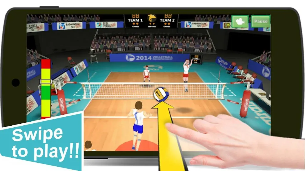 Volleyball Champions 3D - Onli  [МОД Menu] Screenshot 2