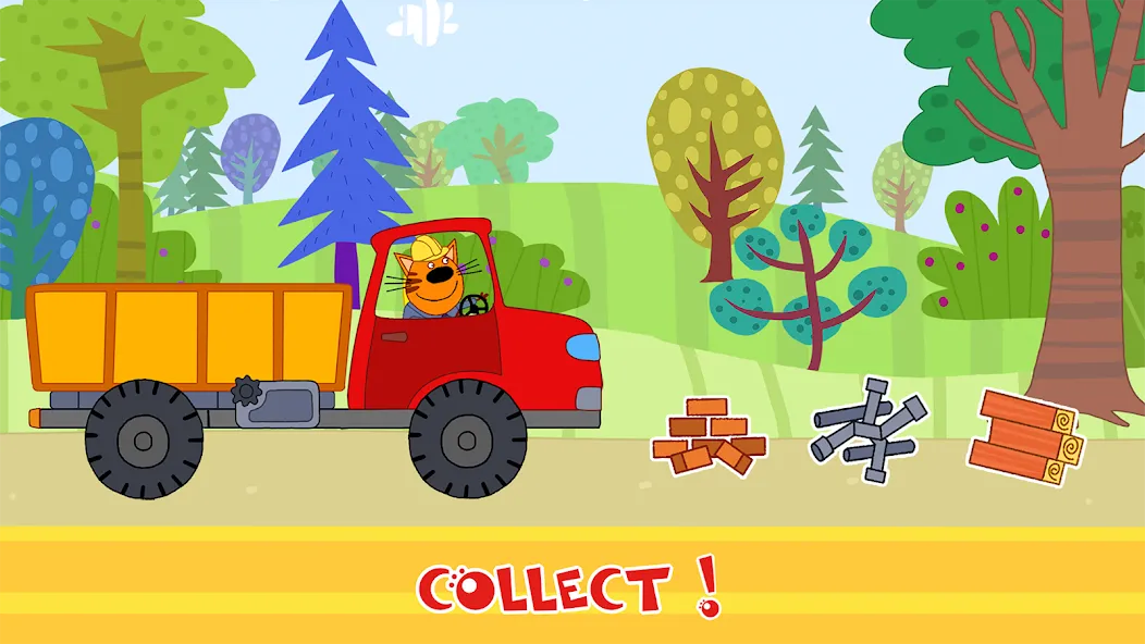 Kid-E-Cats Cars, Build a house  [МОД Много денег] Screenshot 4