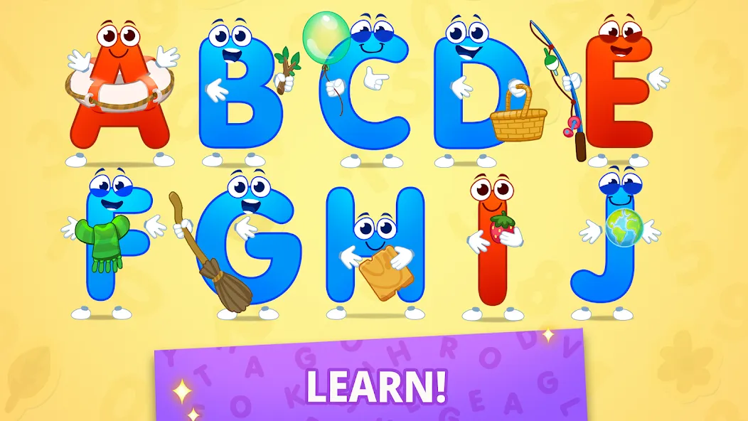 ABC kids! Alphabet, letters  [МОД Много денег] Screenshot 3