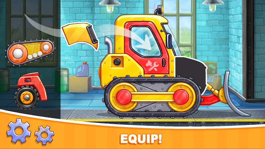 Car games Bulldozer for kids 5  [МОД Меню] Screenshot 1