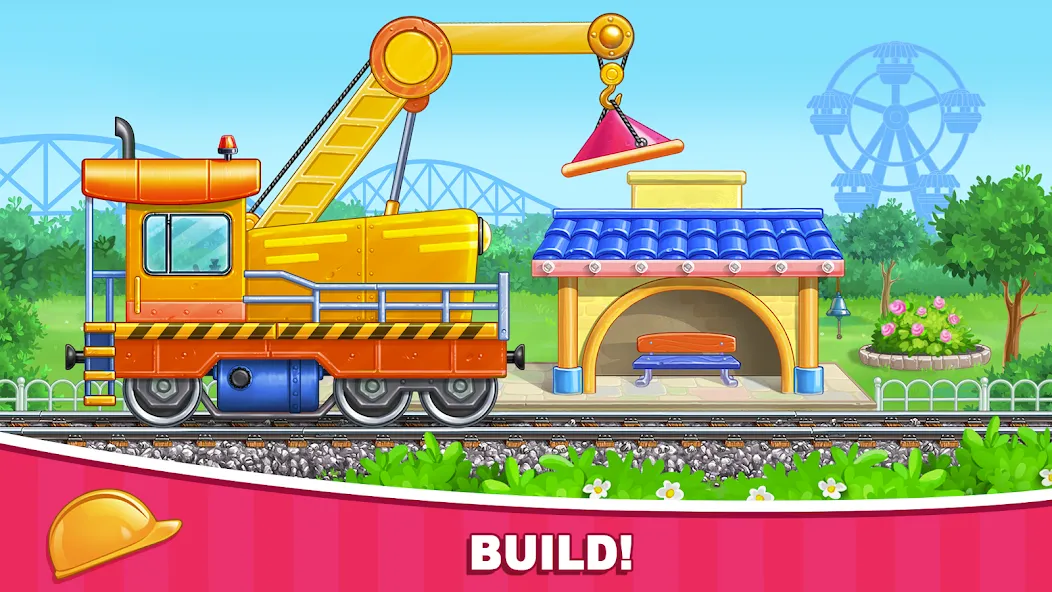 Car games Bulldozer for kids 5  [МОД Меню] Screenshot 4