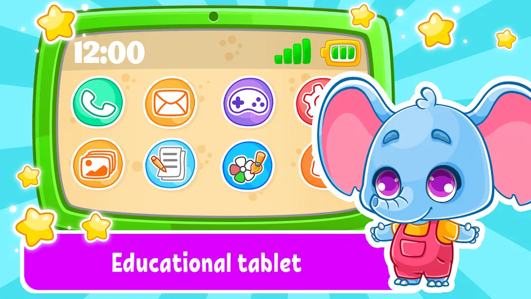 Babyphone & tablet: baby games  [МОД Меню] Screenshot 1