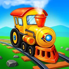 Скачать взломанную Train Games for Kids: station  [МОД Много денег] - стабильная версия apk на Андроид