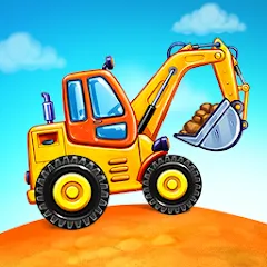 Скачать взломанную Truck games - build a house  [МОД Unlimited Money] - стабильная версия apk на Андроид