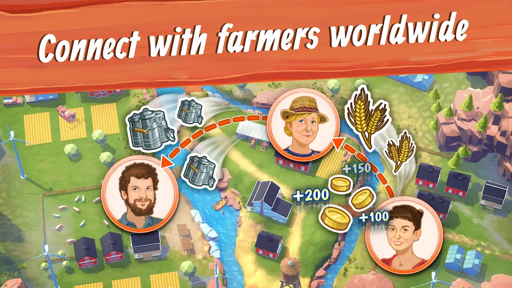 Big Farm: Mobile Harvest (Биг Фарм)  [МОД Много денег] Screenshot 5