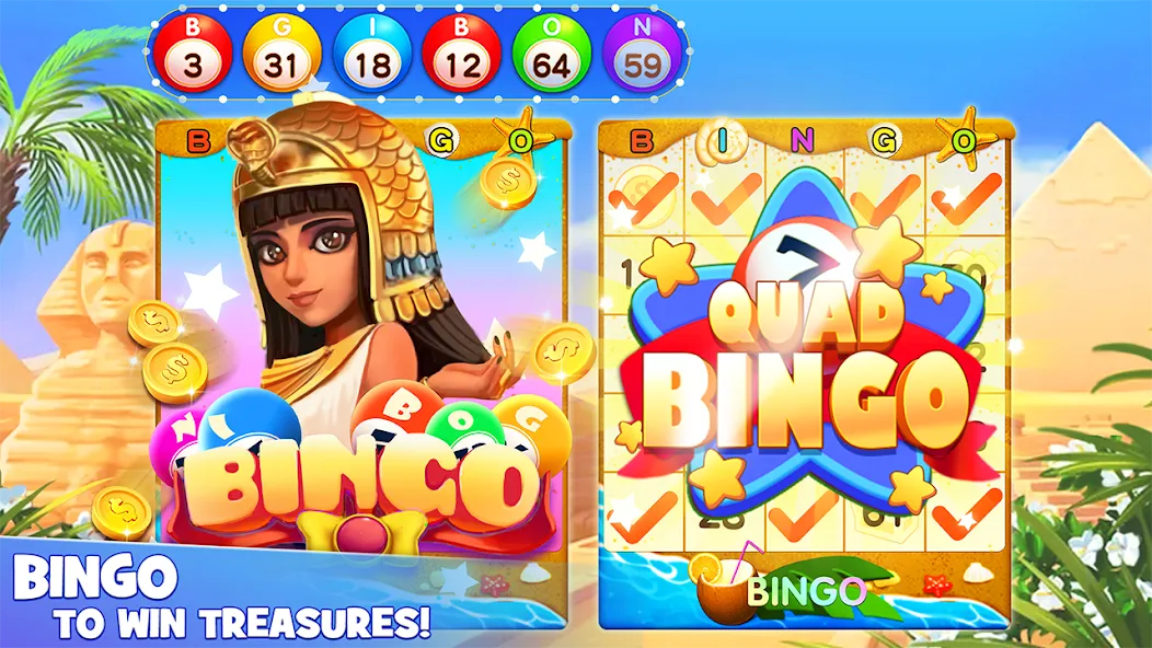 Bingo Lucky: Play Bingo Games (Бинго Лаки)  [МОД Много монет] Screenshot 5