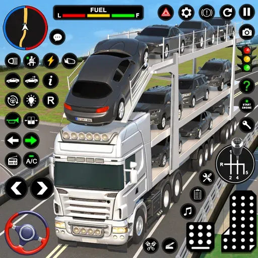 Car Transport - Truck Games 3D  [МОД Бесконечные деньги] Screenshot 1