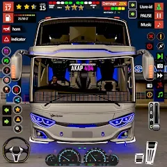 Взломанная Public Coach Bus Driving Game (Паблик Коуч Бас Драйвинг Гейм)  [МОД Много монет] - последняя версия apk на Андроид