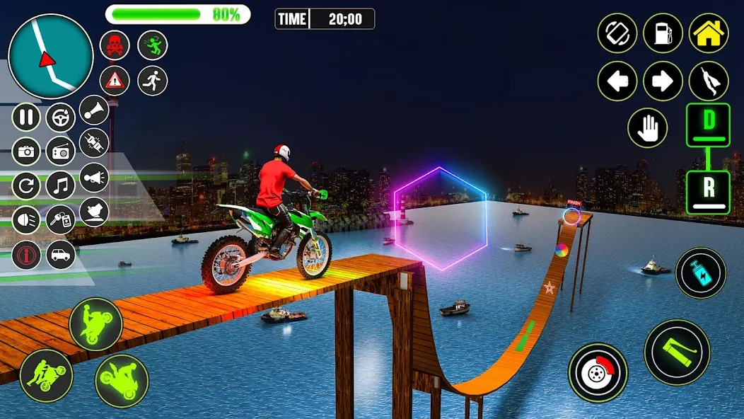 GT Bike Racing Game Moto Stunt (ДжиТи Байк Рейсинг Гейм Мото Стант)  [МОД Много денег] Screenshot 4