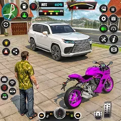 Скачать взлом GT Bike Racing Game Moto Stunt (ДжиТи Байк Рейсинг Гейм Мото Стант)  [МОД Много денег] - стабильная версия apk на Андроид