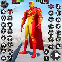 Скачать взломанную Rope Hero: Speed Hero Games (Роуп Хиро)  [МОД Mega Pack] - последняя версия apk на Андроид