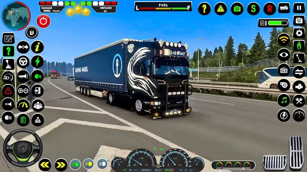 Truck Driving Euro Truck Game  [МОД Menu] Screenshot 4