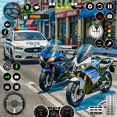 Скачать взломанную NYPD Police Car Parking Game  [МОД Много денег] - полная версия apk на Андроид