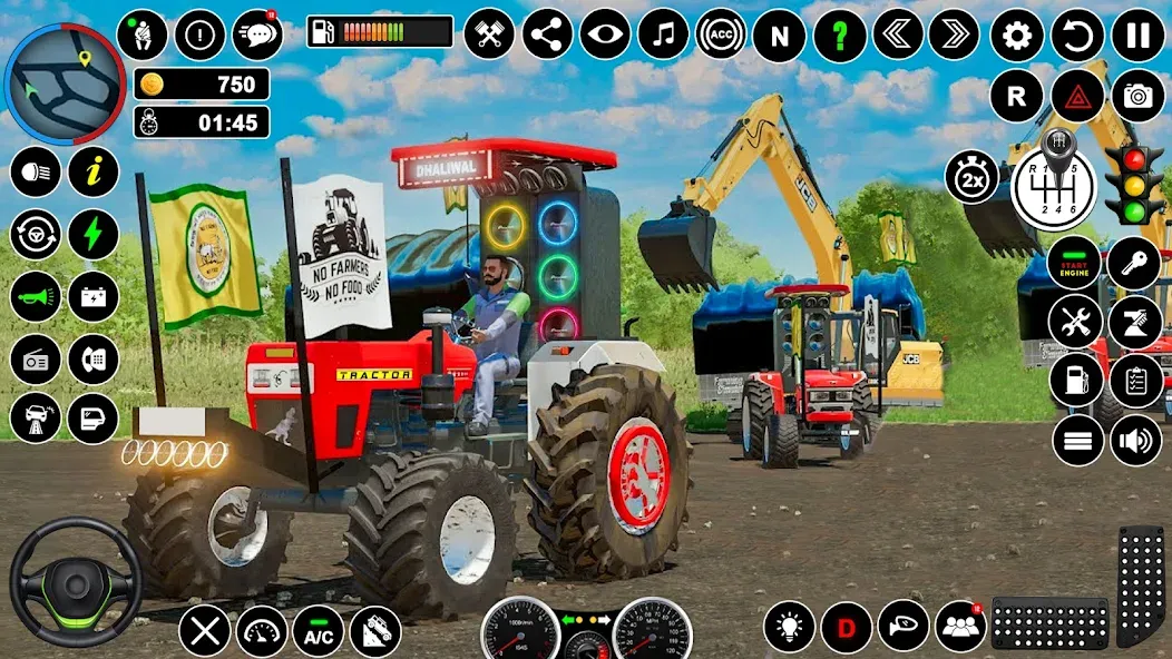 Tractor Driving - Tractor Game  [МОД Много денег] Screenshot 3