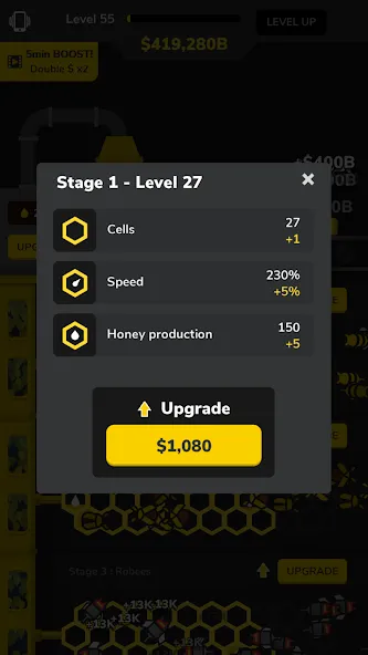 Idle Bee Factory Tycoon  [МОД Unlimited Money] Screenshot 2