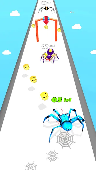 Insect Run - Spider Evolution (Инсект Эволюшн Ран)  [МОД Menu] Screenshot 3