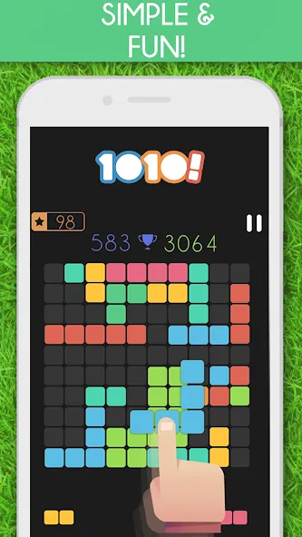 1010! Block Puzzle Game  [МОД Бесконечные монеты] Screenshot 4