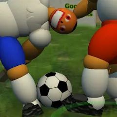 Взломанная Goofball Goals Soccer Game 3D (Гуфбол Голз Соккер Гейм 3Д)  [МОД Много монет] - стабильная версия apk на Андроид