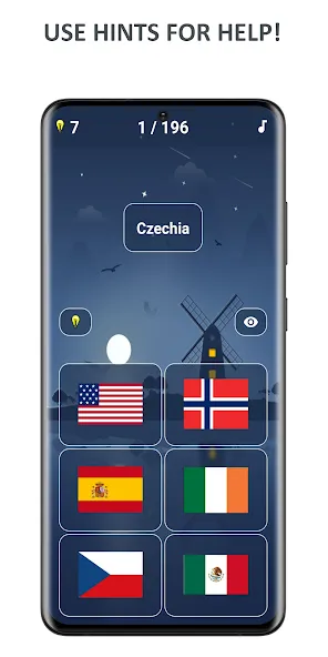 Flags of World Countries Quiz  [МОД Menu] Screenshot 4