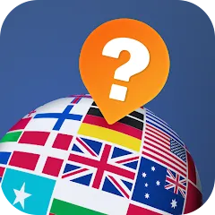 Скачать взломанную Geography Quiz - World Flags 1  [МОД Бесконечные монеты] - стабильная версия apk на Андроид