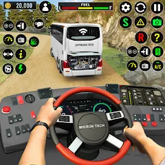 Взломанная Bus Simulator 2023 - City Bus  [МОД Unlocked] - стабильная версия apk на Андроид