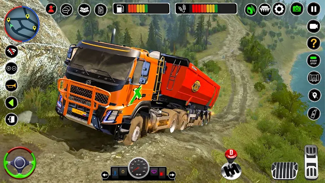 Offroad Mud Truck Simulator 3D  [МОД Много денег] Screenshot 3