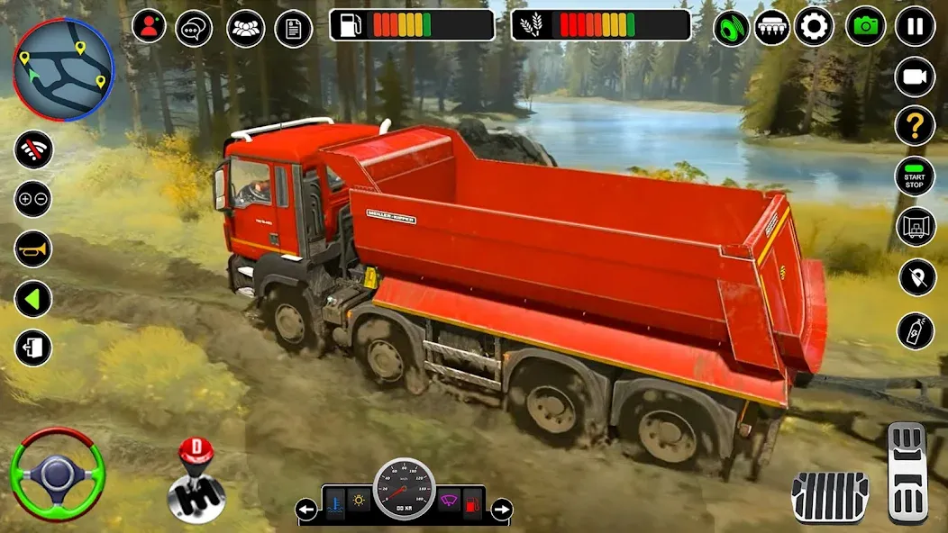 Offroad Mud Truck Simulator 3D  [МОД Много денег] Screenshot 4