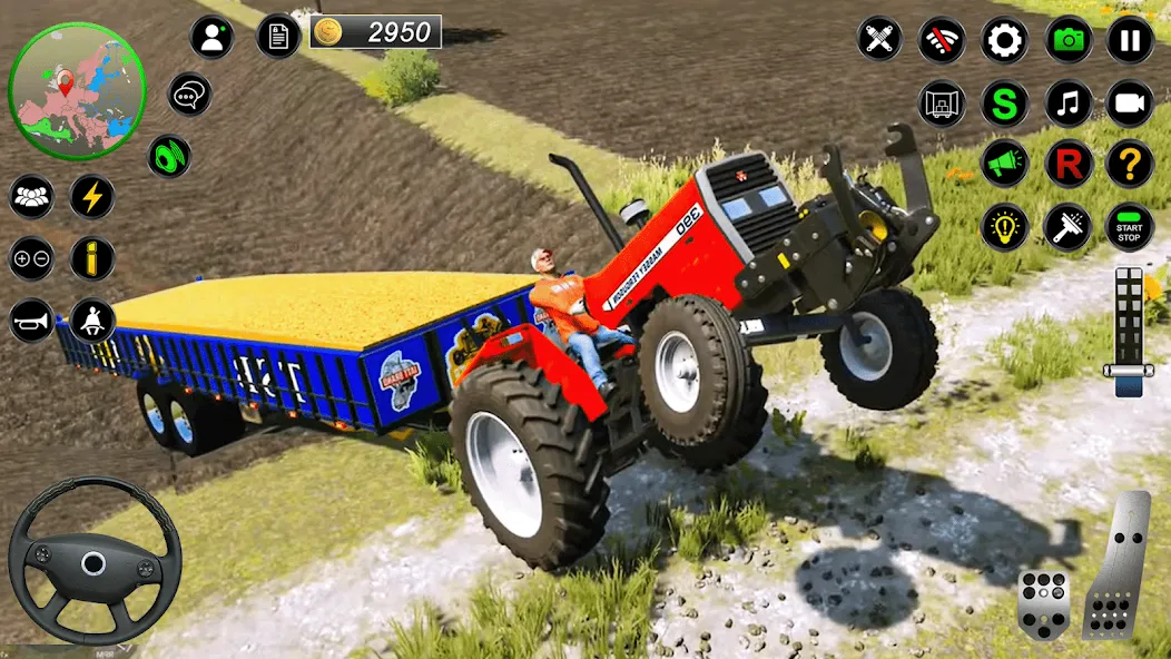 Real Farmer Tractor Drive Game (Фармер Трактор 3Д Фермерские Игры)  [МОД Menu] Screenshot 2