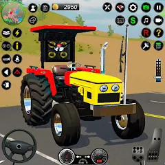 Скачать взломанную Real Farmer Tractor Drive Game (Фармер Трактор 3Д Фермерские Игры)  [МОД Menu] - полная версия apk на Андроид