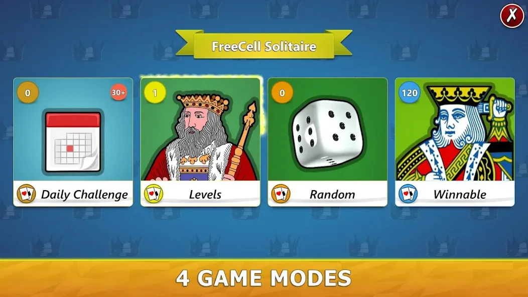 FreeCell Solitaire - Card Game  [МОД Unlimited Money] Screenshot 3