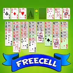 Взломанная FreeCell Solitaire - Card Game  [МОД Unlimited Money] - стабильная версия apk на Андроид