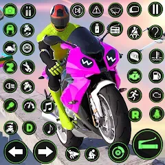 Взломанная Racing Bike Stunt Games Master (Гонки на мотоциклах Мастер игр в трюки)  [МОД Menu] - стабильная версия apk на Андроид