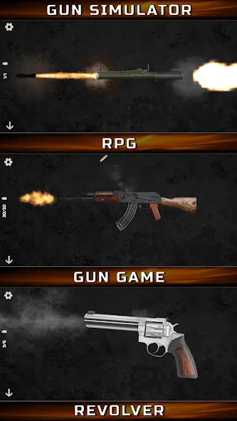 Gun Simulator : Tough Guns  [МОД Бесконечные деньги] Screenshot 2