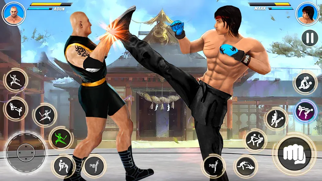 Kung Fu karate: Fighting Games  [МОД Menu] Screenshot 3