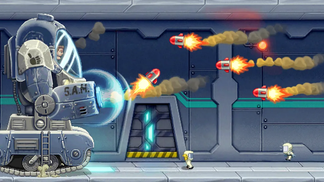 Jetpack Joyride (Джетпак Джойрайд)  [МОД Mega Pack] Screenshot 4